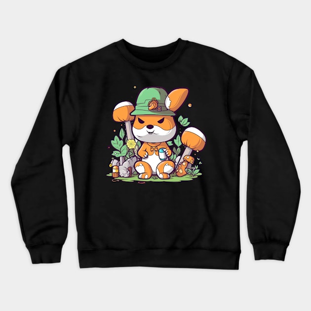 Meet my new furry friend Crewneck Sweatshirt by Pixel Poetry